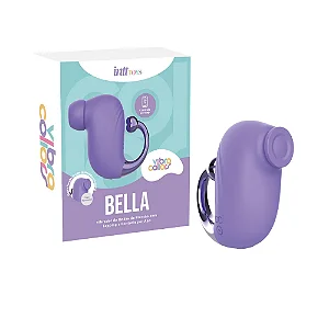 Vibrador com ondas de pressão e controle via aplicativo Bella Roxo INTT Collors