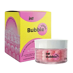 Bubble Vibes 3 em 1, com esferas de ativação, aroma de chiclete