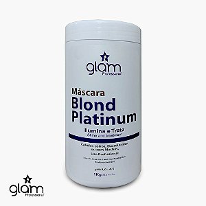 Máscara Blond Platinum Profissional Glam 1L