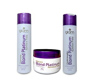 Kit Blond Platinum Manutenção Glam 300ml