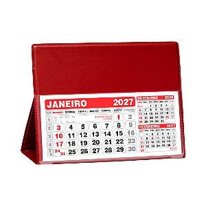 Calendário Pequeno de Mesa PVC Personalizado