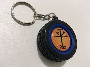 Chaveiro Pneu Roda Personalizado 100 Peças