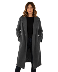 Casaco Sobretudo Cinza Row