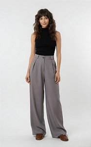 Calça Alfaiataria Comfort Cinza