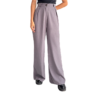 Calça Alfaiataria Comfort Cinza