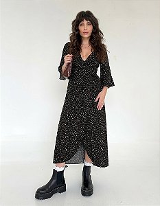 Vestido Envelope Midi Dayse