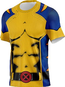 Camiseta Wolverine Super Herói Tecido Dryfit