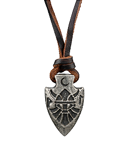 Colar com Pingente Amuleto Lança de Odin