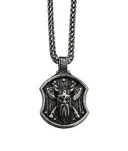 Colar com pingente Guardião de Valhalla
