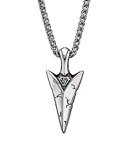 Colar com pingente Lança Valknut