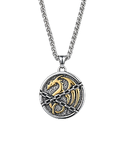 Colar com Pingente Dragão do Norte