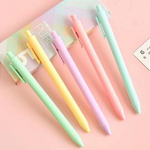 Caneta de Gel Retrátil Candy - tinta preta