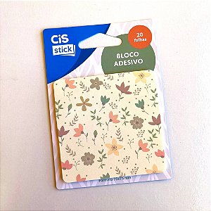 Bloco Adesivo Boho - 75x75mm - 20 folhas - CIS
