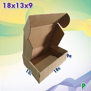 25 Caixas de papelão 18x13x9 Montável