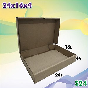 50 Caixas de papelão 25x18x4