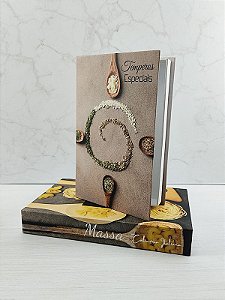 Caixa Livro Decorativo Com Porta Objeto Comidas (Unitário)