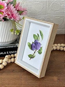 Porta Retrato MDF Branco e Amadeirado 10x15 e 15x20