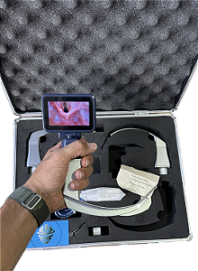 Vídeo Laringoscopio Laminas Metal Reutilizáveis Profissional