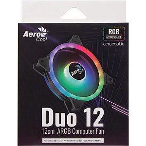 COOLER FAN AEROCOOL DUO 12 ARGB