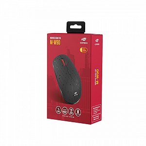 Mouse C3Tech Sem Fio Recarregavel Mw90bk Preto