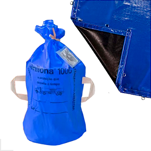 Lona Vinilona 1000 Sansuy Original 4,5x8,5 Azul 8,5x4,5