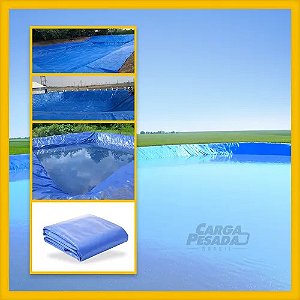 Lona Lago Artificial Tanque De Peixe Impermeável 8x11 / 11x8