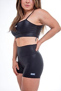 Shorts SNELL Preto Brilhoso Energize