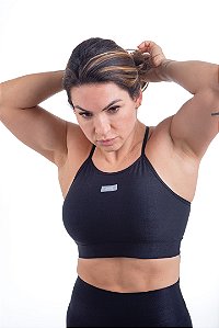 Top SNELL X Preto Microcanelado