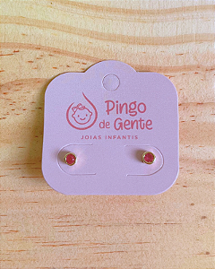 Brinco Malu Rosa Fúscia