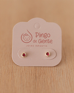Brinco Malu Rosa Fúscia