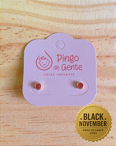 Brinco Malu Rosa Fúscia