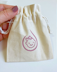 Saquinho de Algodão Cru