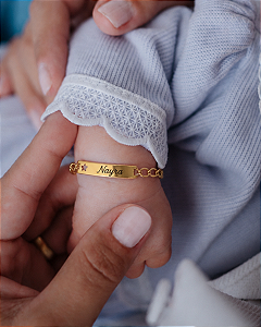 Pulseira Infantil Personalizada Estrela