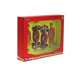 Pack Collection Fórmula 1 Ferrari SF24 2024 1:43 Bburago
