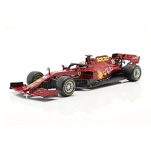 Miniatura F1 Ferrari SF1000 Leclerc 2020 C/ Display Acrilico