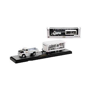 Miniatura Chevrolet C60 + Camaro 1985 iroc-z 1/64 M2machines