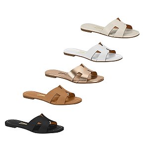 Sandália Rasteira Feminina Vizzano