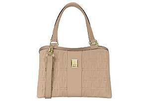 Bolsa Feminina Vizzano Media duas alças com relevo e Divisoria
