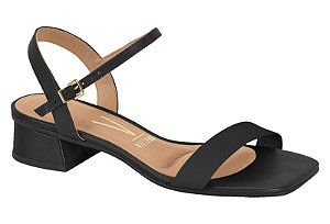 Sandalia Feminina Vizzano Bico quadrado Salto 3cm