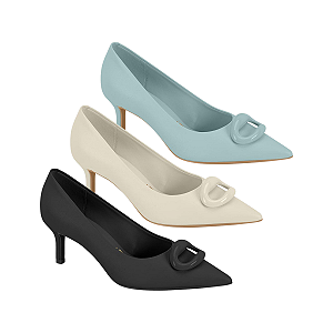Scarpin VIZZANO 7cm com Detalhe Dianteiro