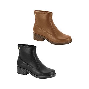 Bota Feminina MOLECA Salto 4,5cm Napa Floather Zurique