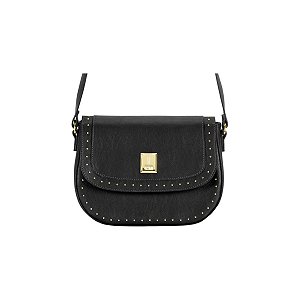 Bolsa Tiracolo com Bolinha Douradas  Feminina Vizzano