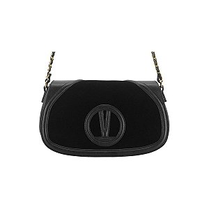 Bolsa Feminina Tiracolo com Detalhe em Camurça Vizzano