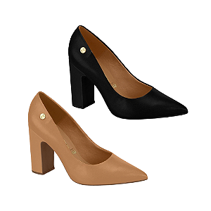 Scarpin Salto Bloco 10cm Feminino Vizzano