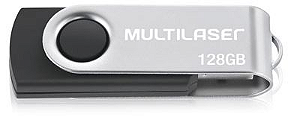 Pendrive 128GB Multilaser PD591 Preto