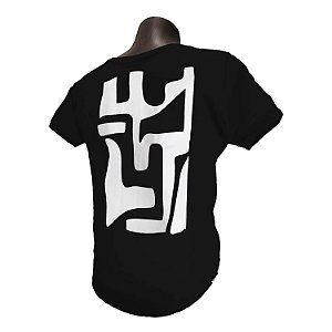 Camiseta Abstrato Preta