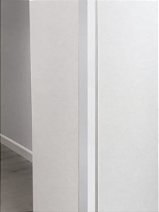 Cantoneira de Alumínio Branca 1/2" 2 Metros – 5 Barras