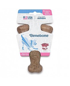 Benebone Puppy Wishbone Bacon - Para Filhotes