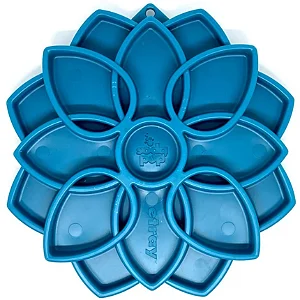 Comedouro Lento Mandala Etray Azul - SodaPup
