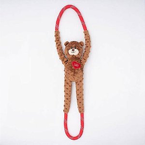 Pelúcia Cabo de Guerra Love Bear RopeTugz - Zippy Paws